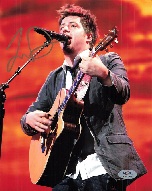 Lee DeWyze signed 8x10 photo PSA/DNA Autographed