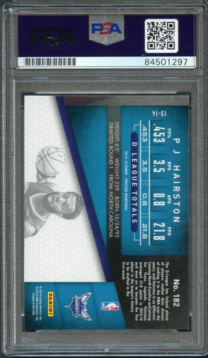 2014-15 Panini Prestige #182 PJ Hairston Signed Card AUTO PSA/DNA Slabbed RC Hor