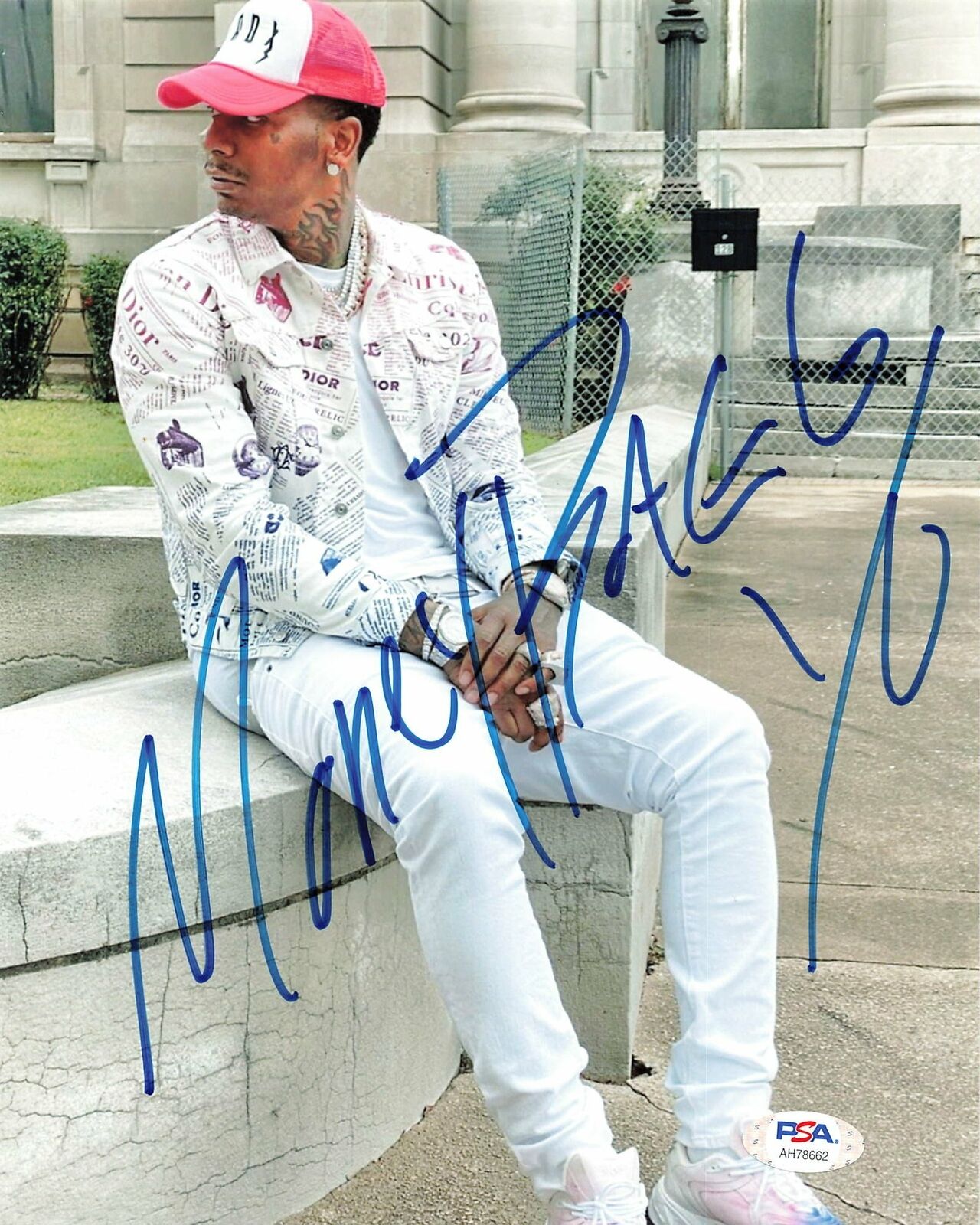 Moneybagg Yo Demario White Jr. signed 8x10 photo PSA/DNA Autographed