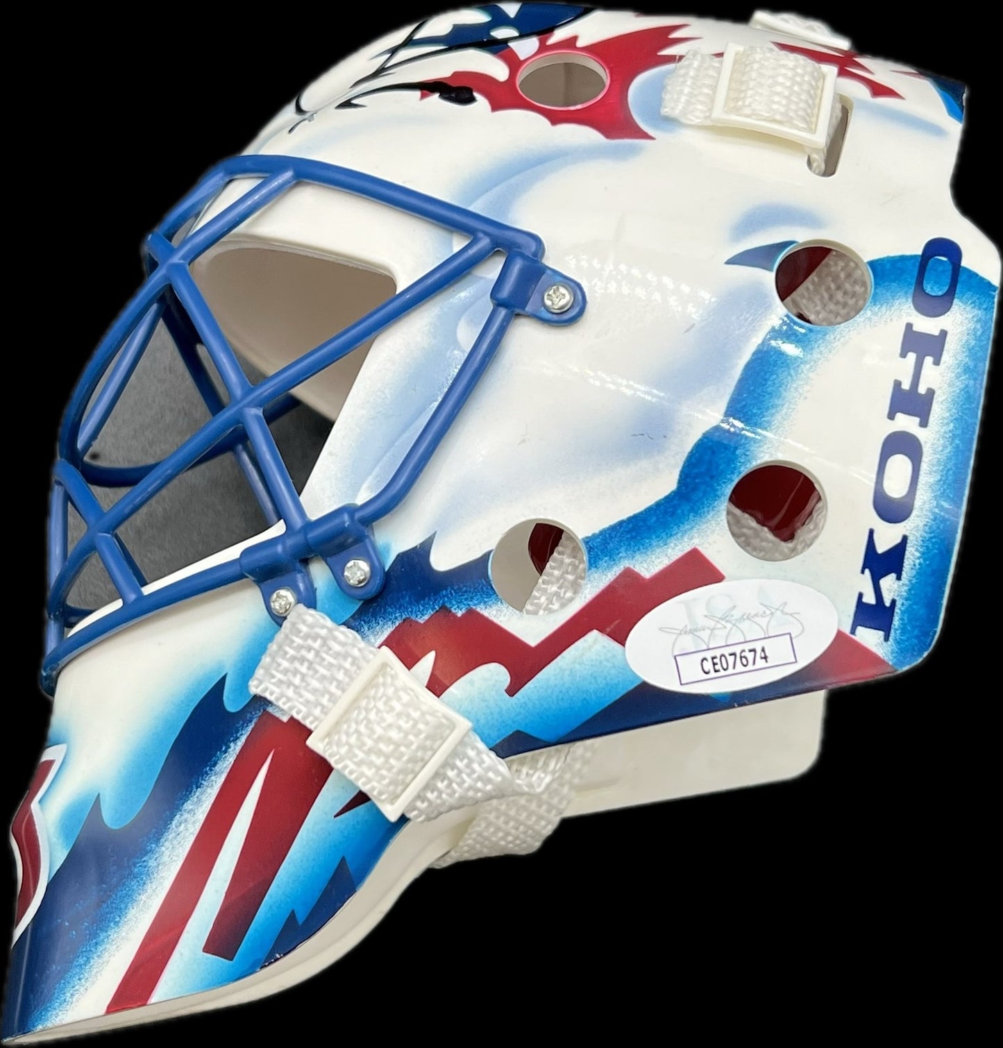 Patrick Roy Signed Mini Goalie Mask JSA Colorado Avalanche Autographed