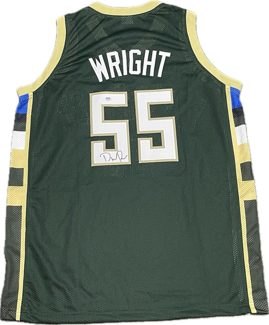 Delon Wright Signed Jersey PSA Milwaukee Bucks Autographed