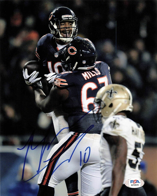 MARQUESS WILSON Signed 8x10 photo PSA/DNA Chicago Bears Autographed