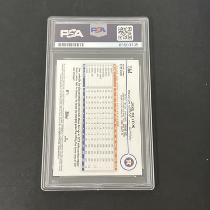 2024 Topps Series 2 #564 Jake Meyers signed card PSA