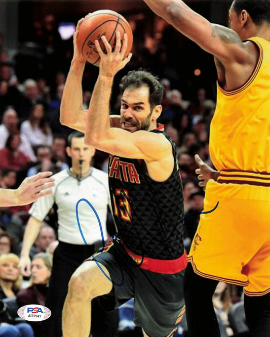 Jose Calderon signed 8x10 photo PSA/DNA Atlanta Hawks Autographed