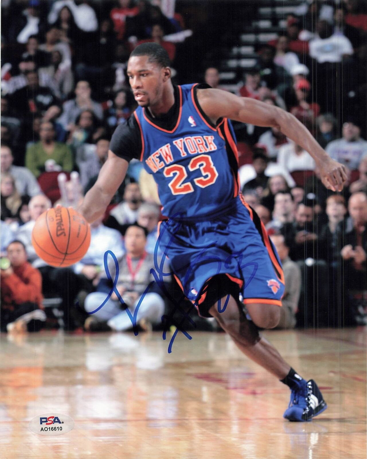 Toney Douglas signed 8x10 photo PSA/DNA Autographed Knicks