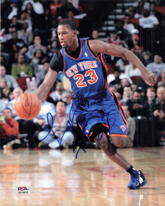 Toney Douglas signed 8x10 photo PSA/DNA Autographed Knicks