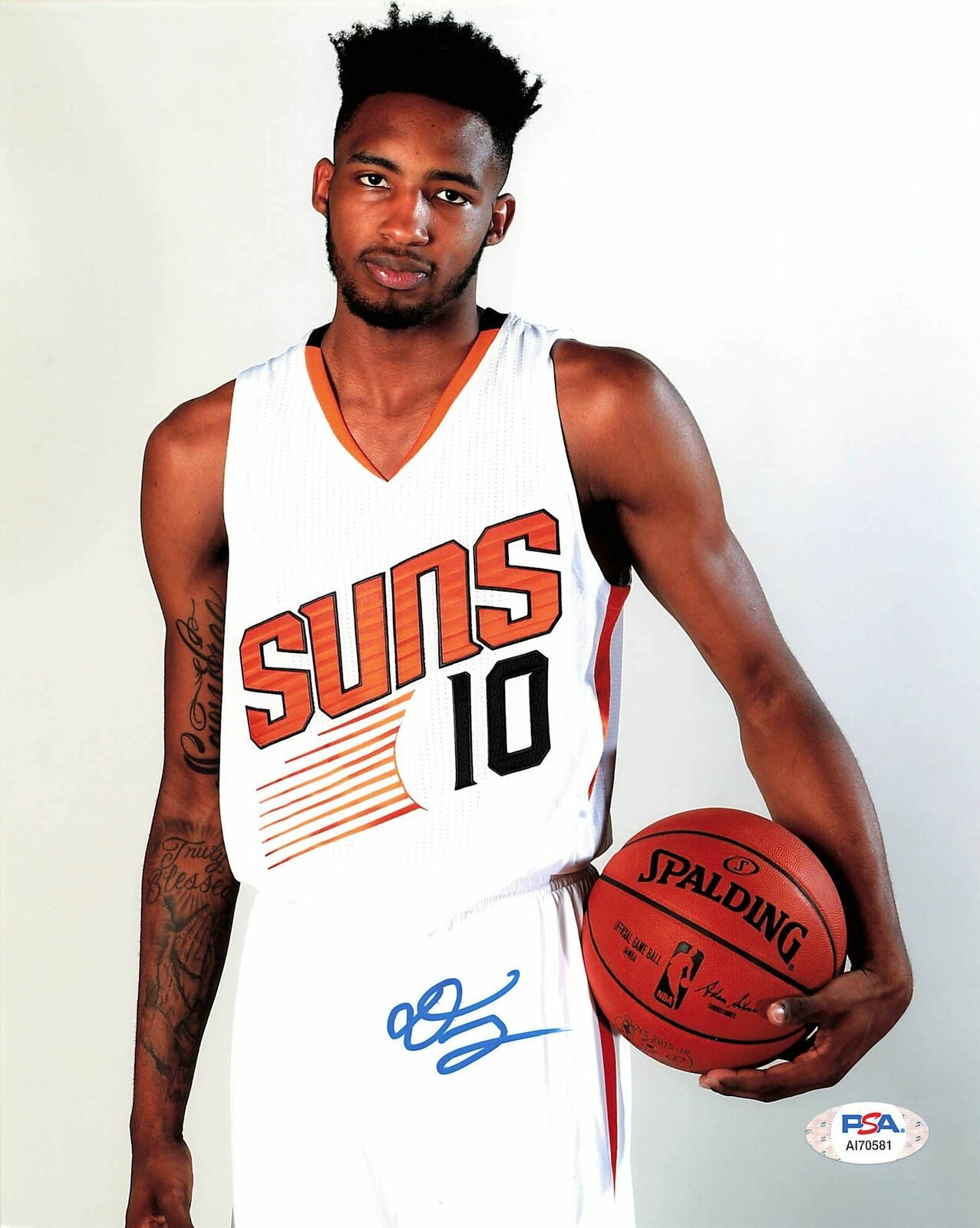 Derrick Jones Jr. signed 8x10 photo PSA/DNA Phoenix Suns Autographed