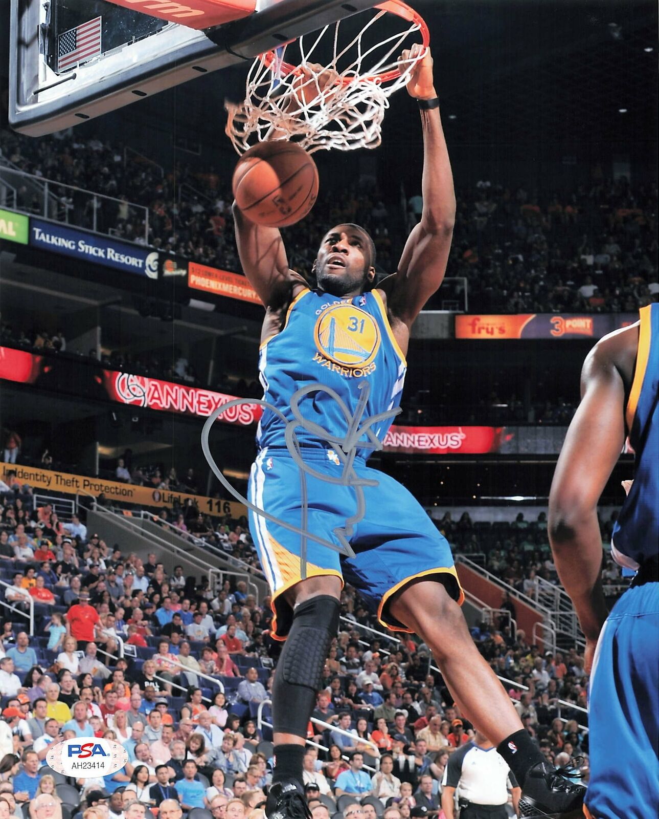 Festus Ezeli signed 8x10 photo PSA/DNA Warriors Autographed