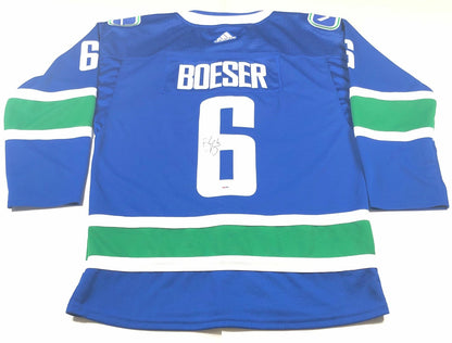 Brock Boeser Signed Jersey PSA/DNA Vancouver Canucks Autographed