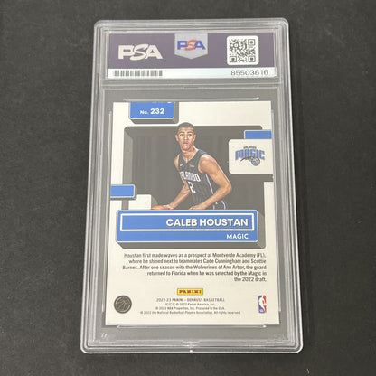 2014 Panini Donruss Green Pulsar #232 Caleb Houstan signed card PSA Magic