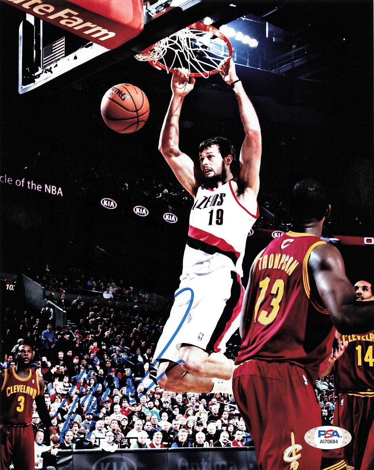 Joel Freeland signed 8x10 photo PSA/DNA Portland Trailblazers Autographed