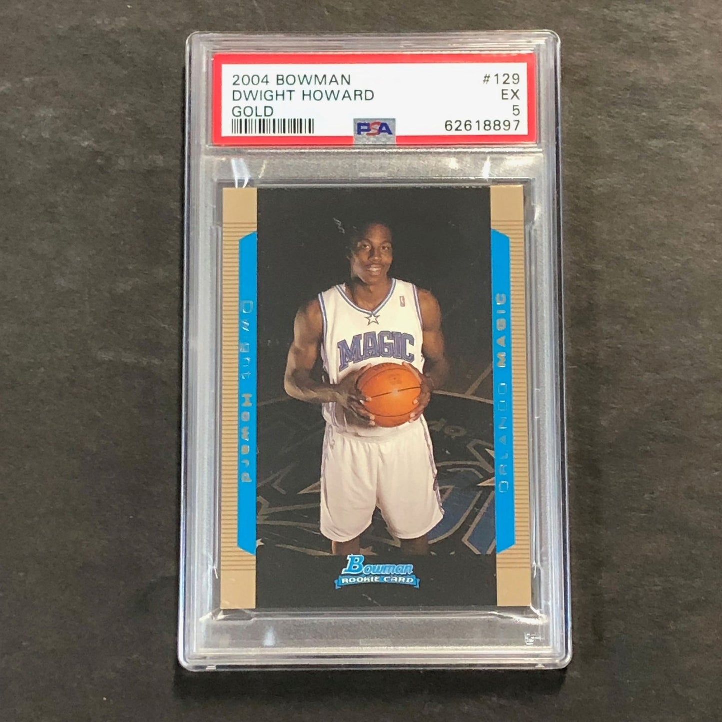 2004 Bowman #129 Dwight Howard PSA 5 EX Magic