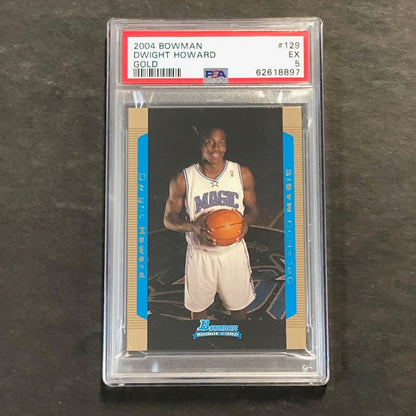 2004 Bowman #129 Dwight Howard PSA 5 EX Magic