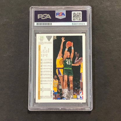 1991-92 Upper Deck #370 Jack Sikma Signed Card PSA/DNA Slabbed Bucks