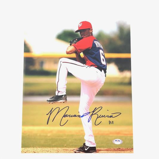 Mariano Rivera III signed 11x14 photo PSA/DNA Washington Nationals Autographed