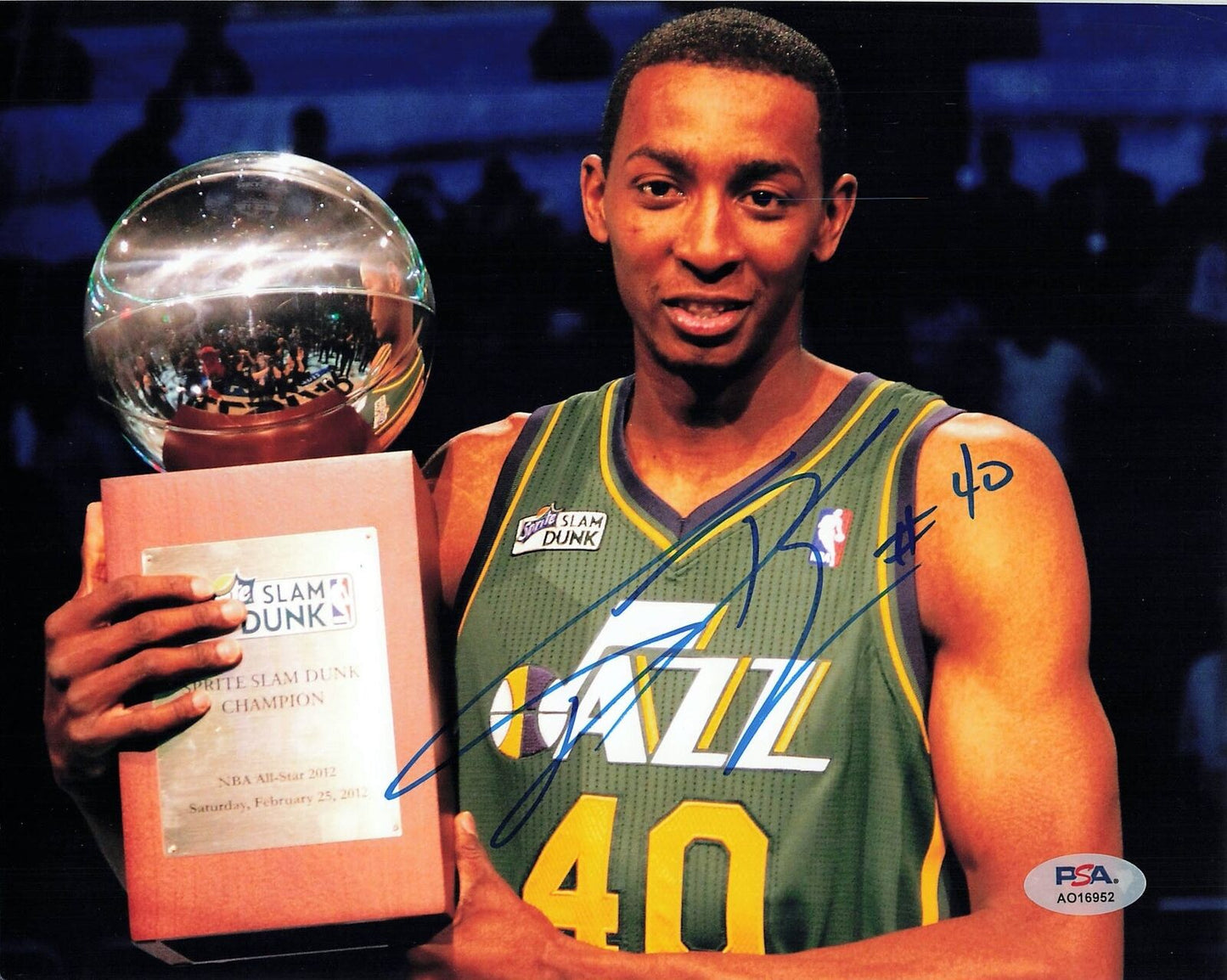 Jeremy Evans signed 8x10 photo PSA/DNA Utah Jazz Autographed