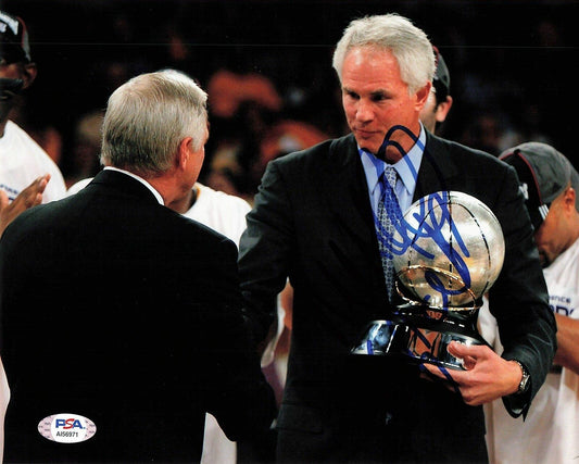 Mitch Kupchak signed 8x10 photo PSA/DNA GM of Charlotte Hornets Autographed