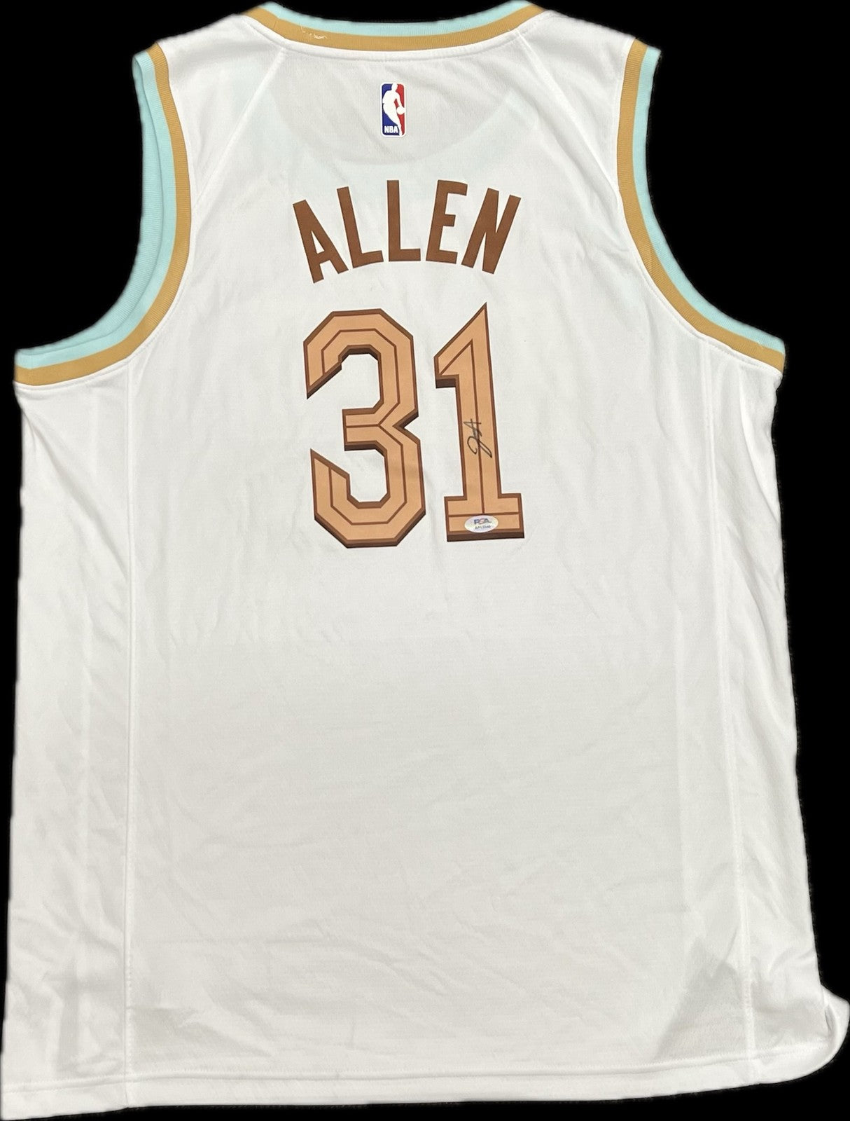 Jarrett Allen Signed Jersey PSA Cleveland Cavaliers Autographed