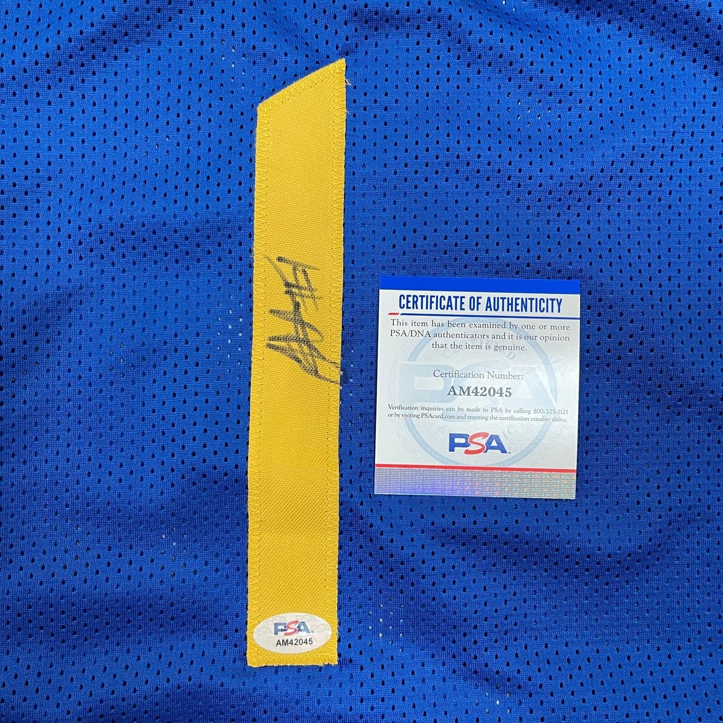 JaMychal Green signed jersey PSA/DNA Golden State Warriors Autographed