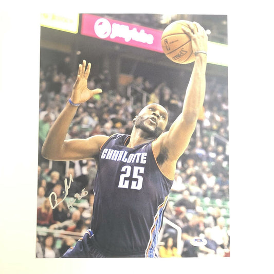 Al Jefferson signed 11x14 photo PSA/DNA Charlotte Bobcats Autographed Big Al