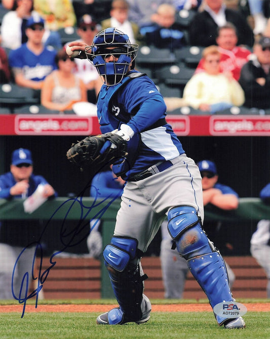 Dioner Navarro signed 8x10 photo PSA Autographed Baseball