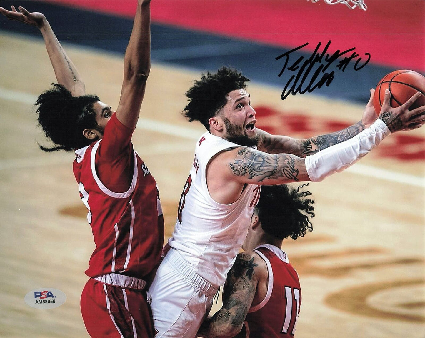 Teddy Allen signed 8x10 photo PSA/DNA New Mexico State Autographed