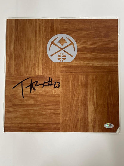 Trey Alexander Signed Floorboard PSA/DNA Autographed Nuggets