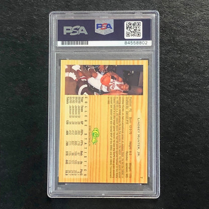 1993 Classic #7 Lindsey Hunter Signed Card AUTO PSA Slabbed