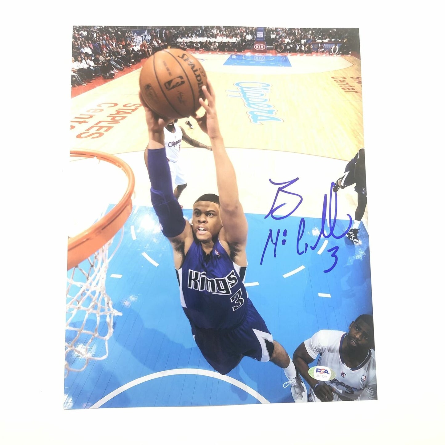 Ray McCallum signed 11x14 photo PSA/DNA Sacramento Kings Autographed