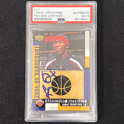 2004-05 Upper Deck #HCM-JC Jamal Crawford Signed Card AUTO PSA/DNA Slabbed Knick