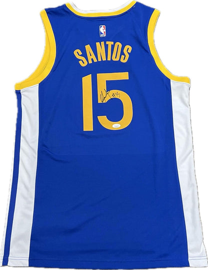 Gui Santos signed jersey JSA Golden State Warriors Autographed