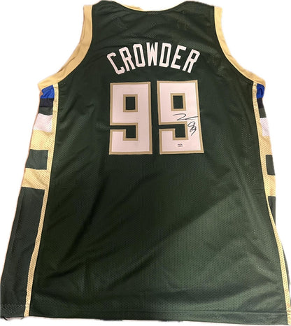 Jae Crowder signed jersey PSA/DNA Milwaukee Bucks Autographed