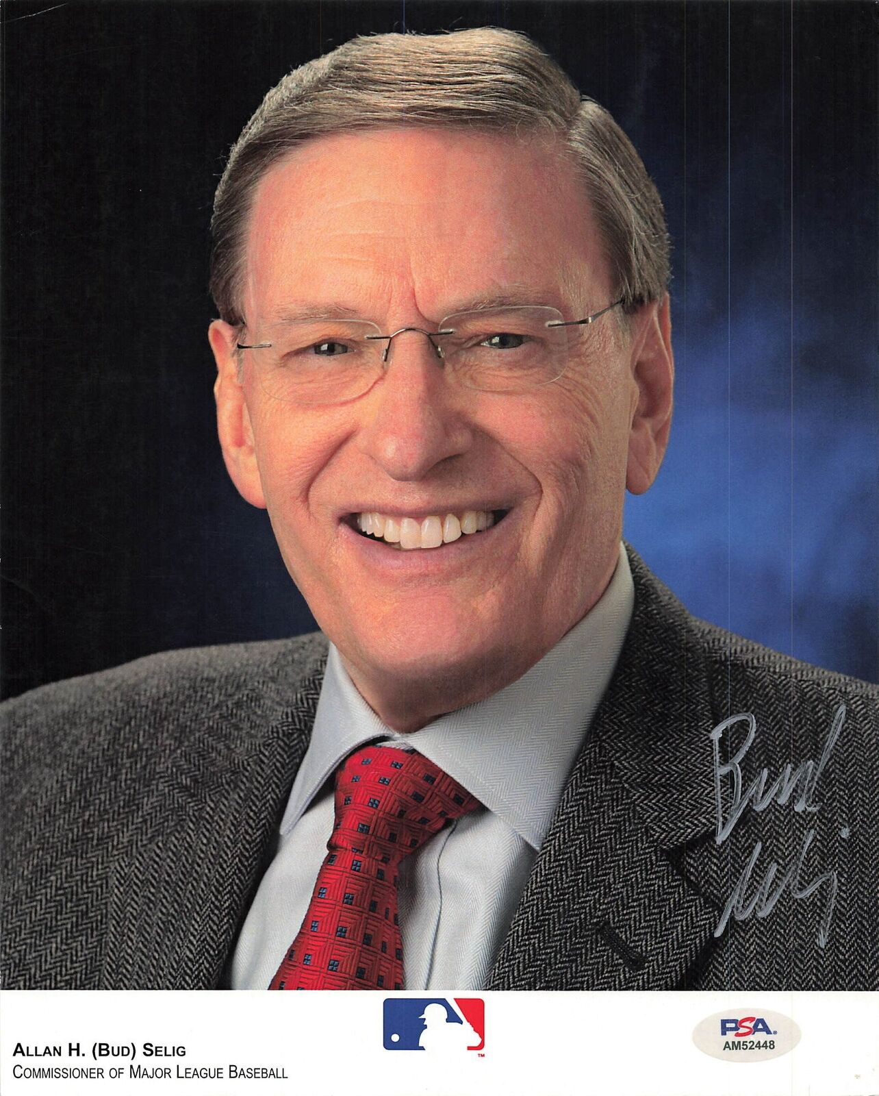 Allan Bud Selig signed 8x10 photo PSA/DNA Autographed