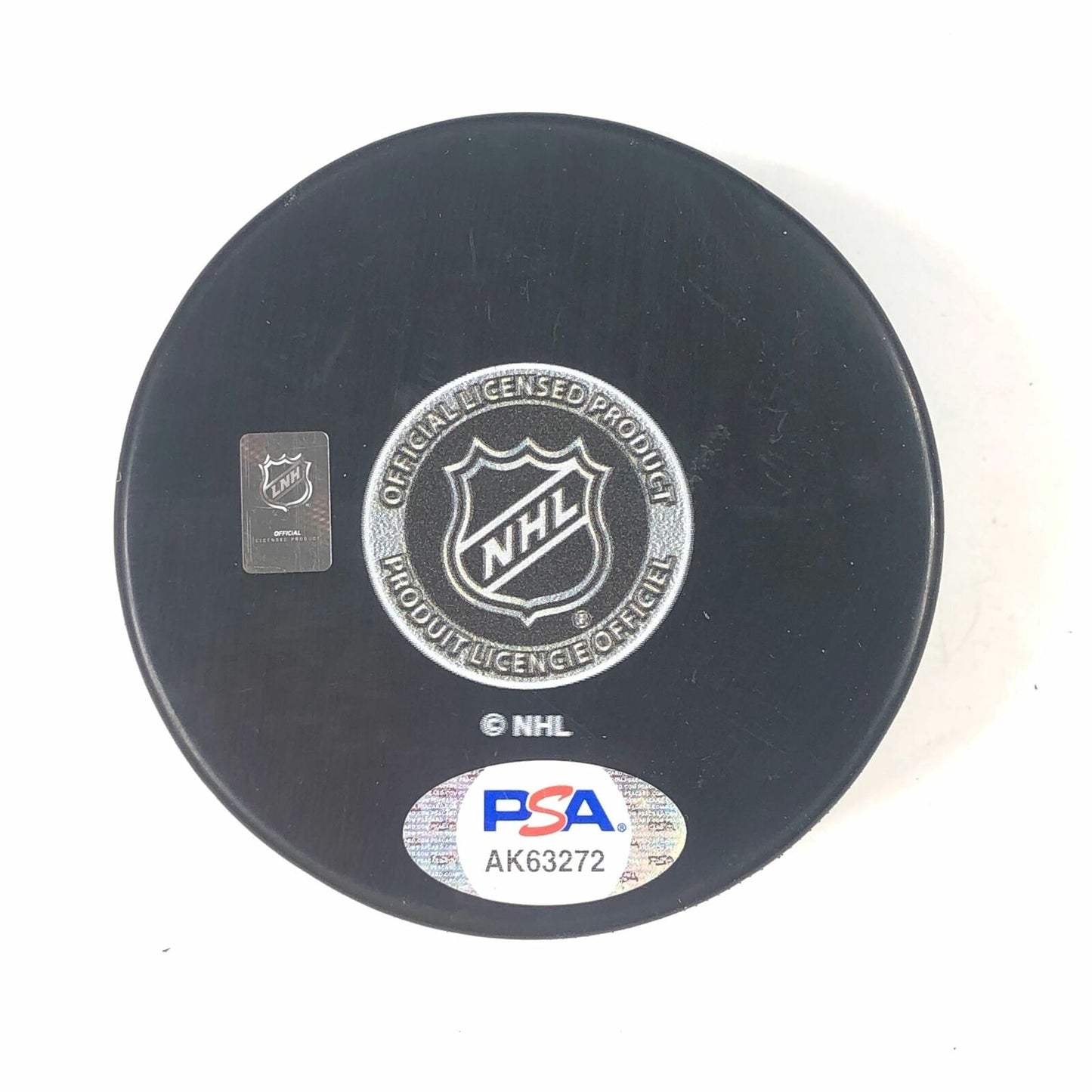 DYLAN STROME signed Hockey Puck PSA/DNA Chicago Blackhawks Autographed