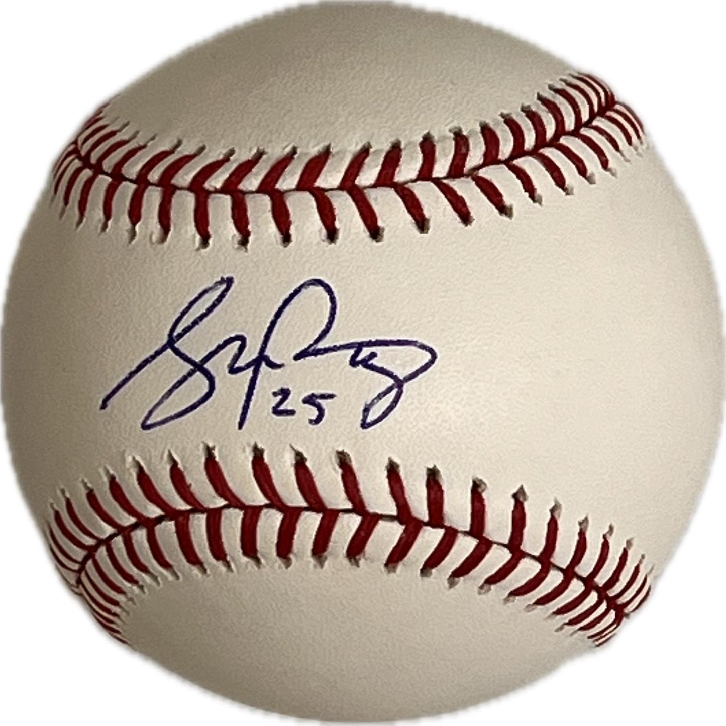 Stephen Piscotty Signed Rawlings MLB baseball PSA Cardinals