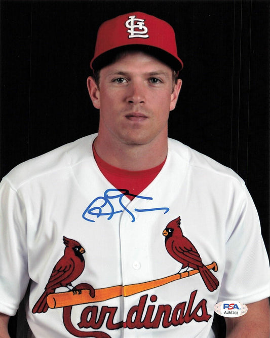 CHARLIE TILSON signed 8x10 photo PSA/DNA St. Louis Cardinals Autographed