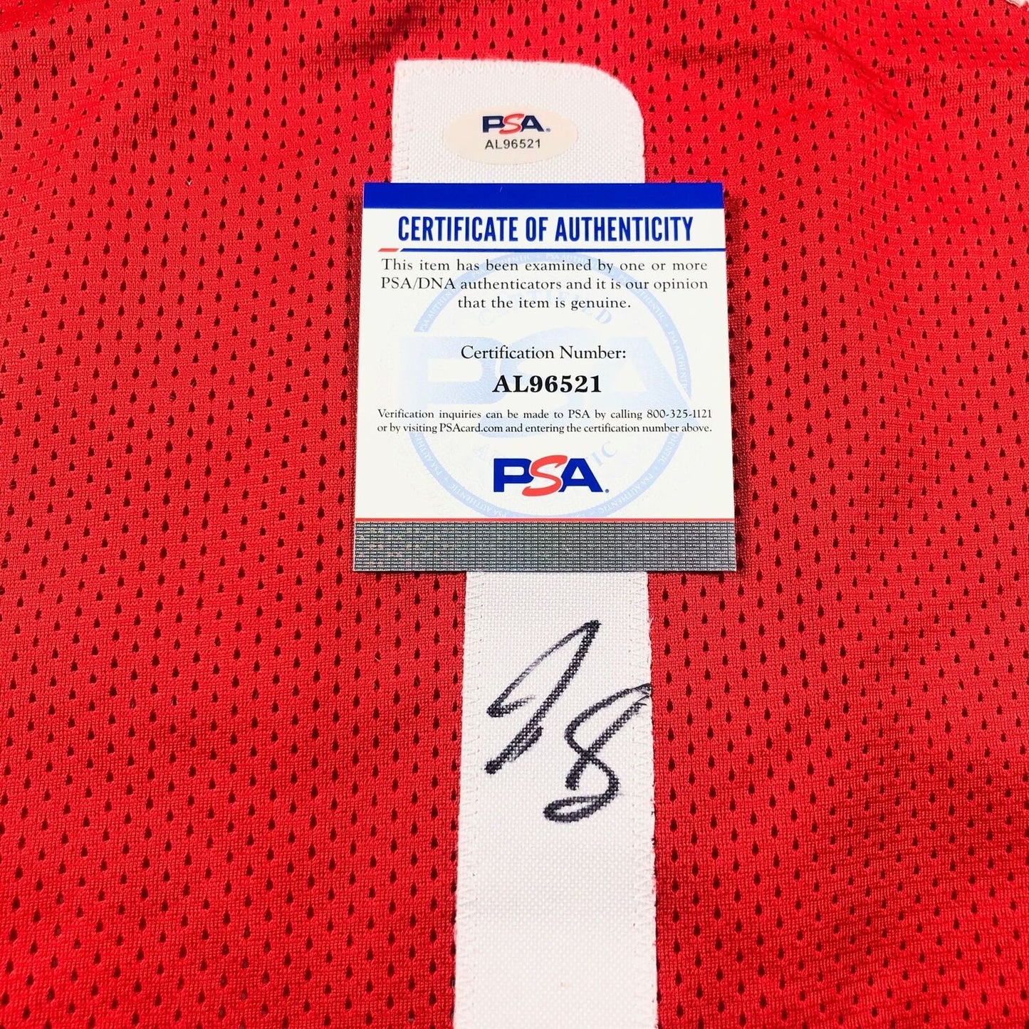 Jabari Smith Jr signed jersey PSA/DNA Rockets Autographed