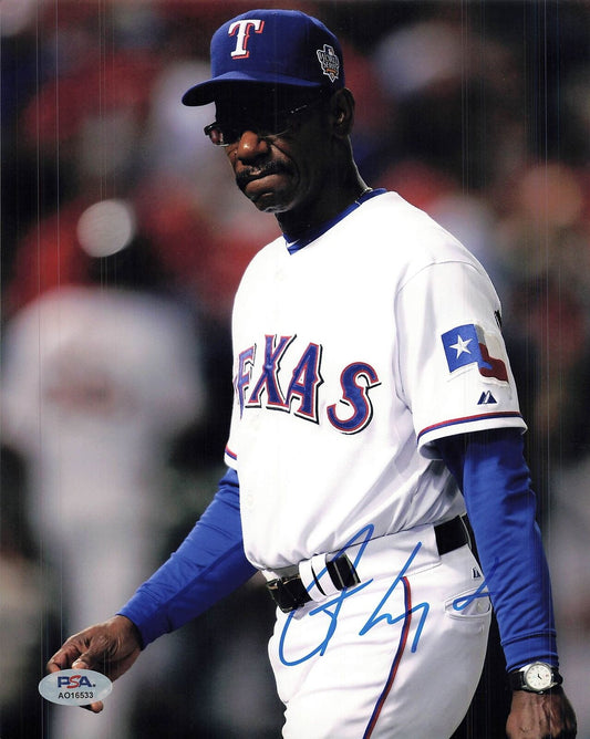 Ron Washington Signed 8x10 Photo PSA/DNA Texas Rangers Autographed