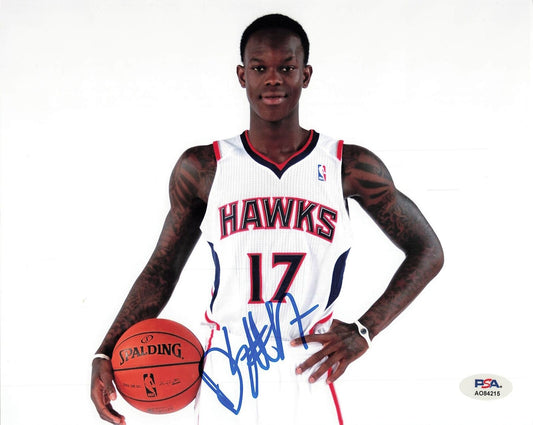 Dennis Schroder signed 8x10 photo PSA/DNA Atlanta Hawks Autographed