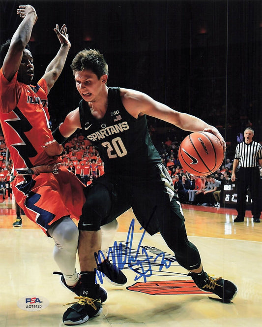 Matt Mcquaid signed 8x10 photo PSA/DNA Autographed Michigan Spartans