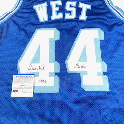 Jerry West signed jersey PSA/DNA Los Angeles Lakers Autographed THE LOGO