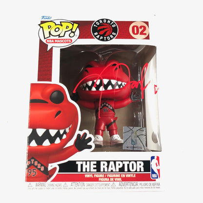 DAVID JOHNSON Signed The Raptor Funko Pop PSA/DNA Toronto Raptors Autographed