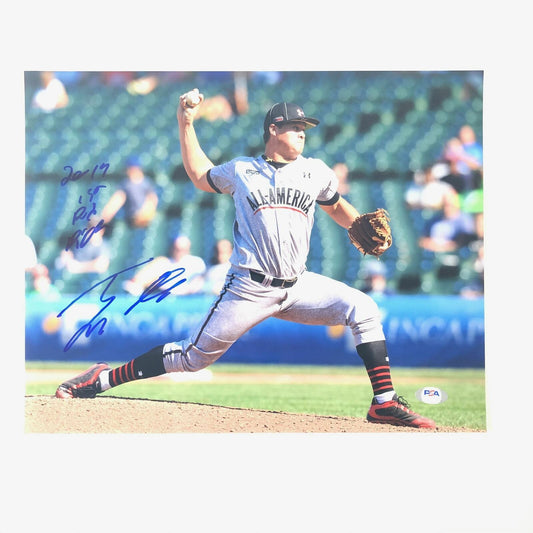 Tyler Kolek signed 11x14 photo PSA/DNA Colorado Rockies Autographed