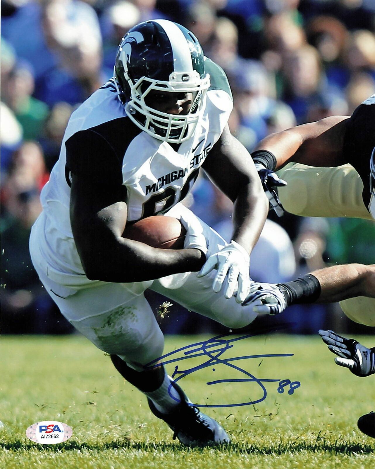 Dion Sims Signed 8x10 photo PSA/DNA Michigan State Spartan Autographed