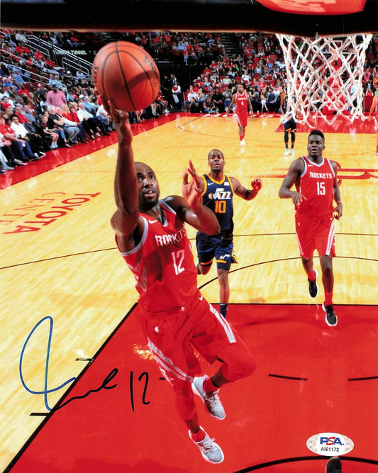 Luc Mbah a Moute signed 8x10 photo PSA/DNA Houston Rockets Autographed