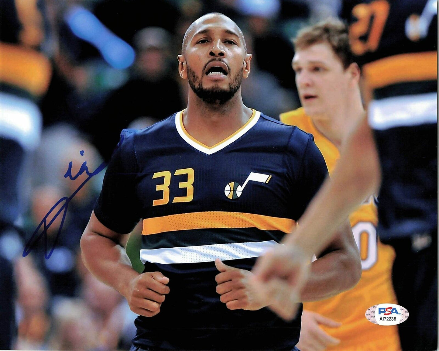 Boris Diaw signed 8x10 photo PSA/DNA Utah Jazz Autographed