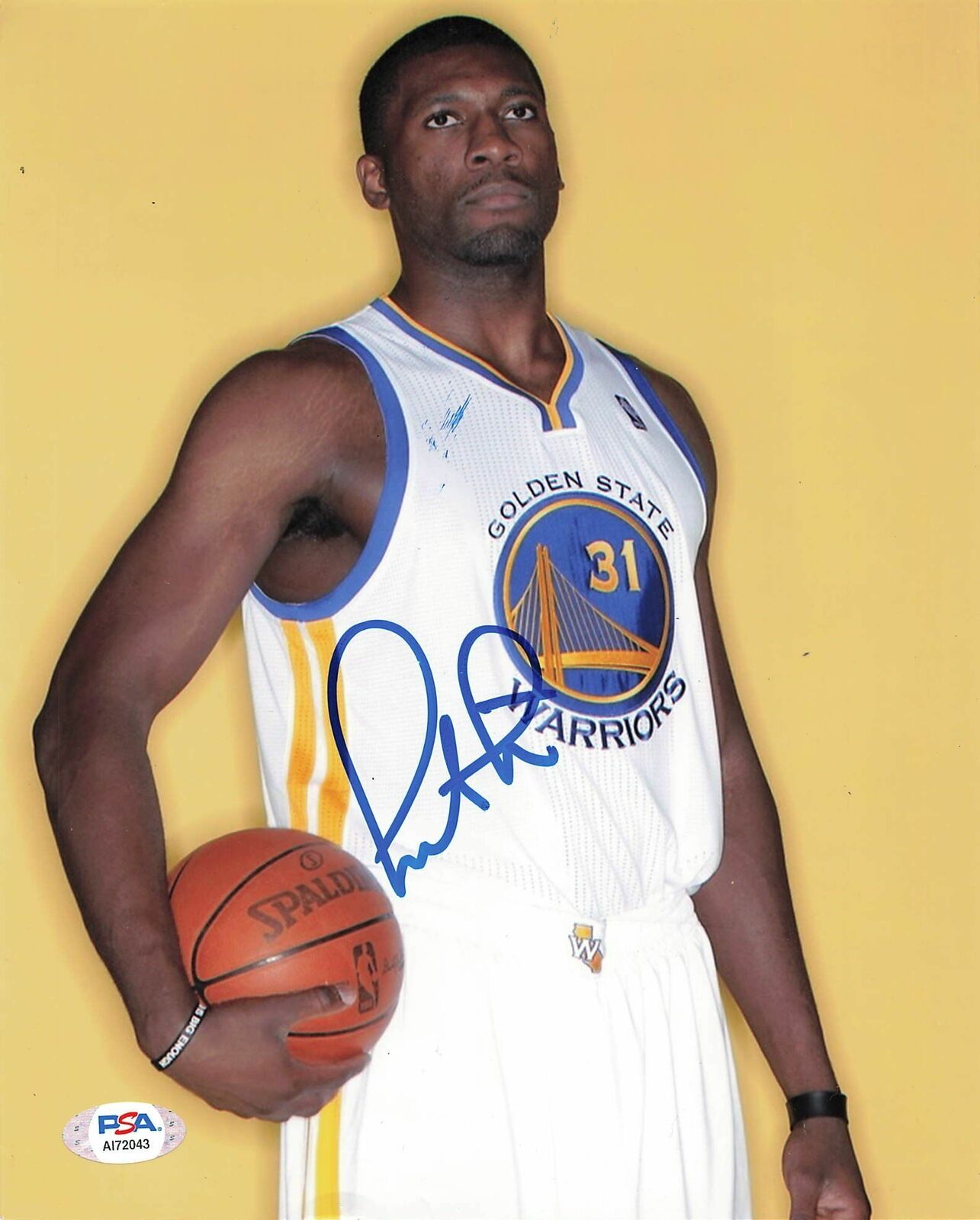 Festus Ezeli signed 8x10 photo PSA/DNA Warriors Autographed