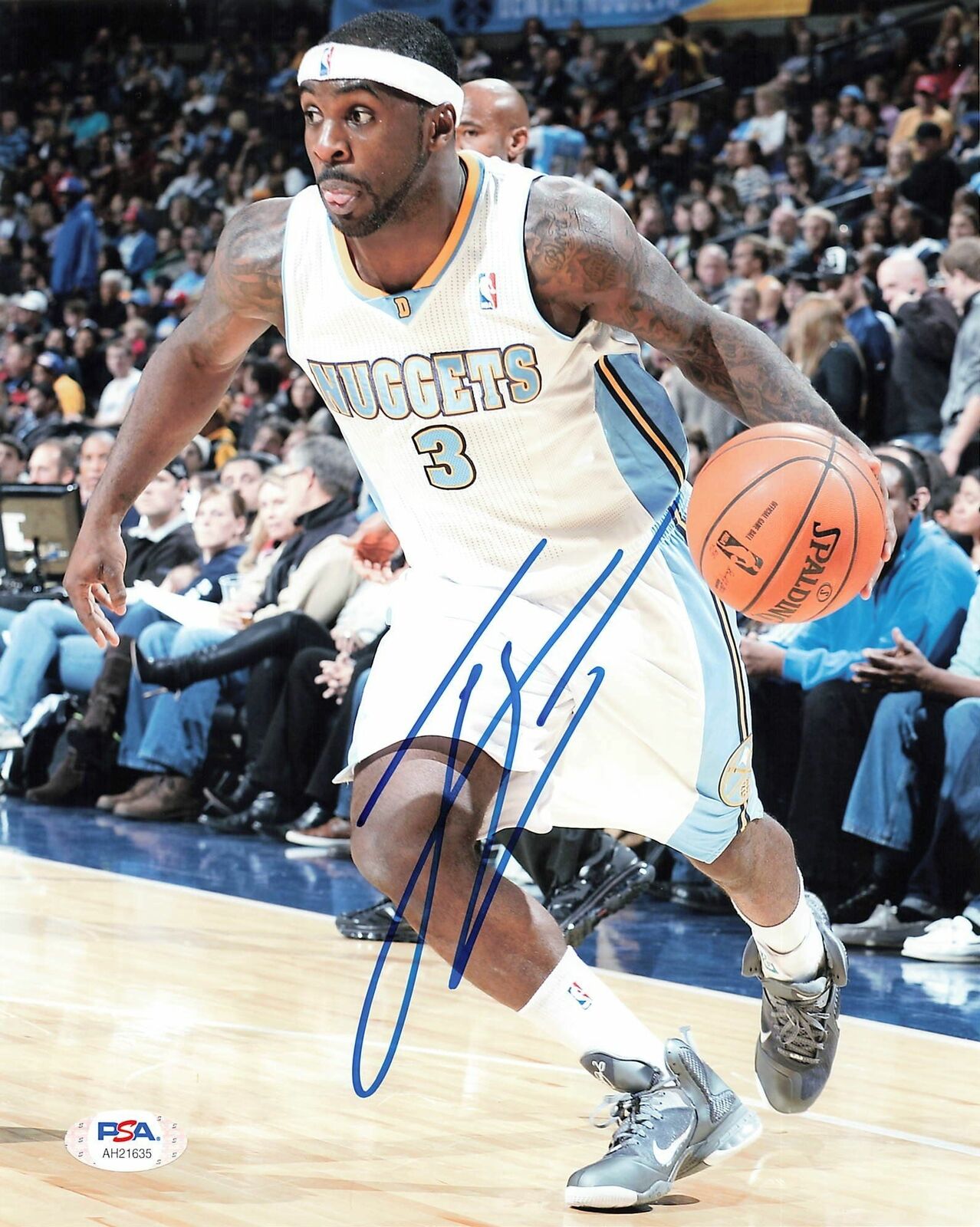 Ty Lawson signed 8x10 photo PSA/DNA Denver Nuggets Autographed