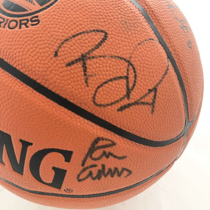 2015-16 Warriors Team Signed Basketball PSA/DNA Autographed Ball 2016