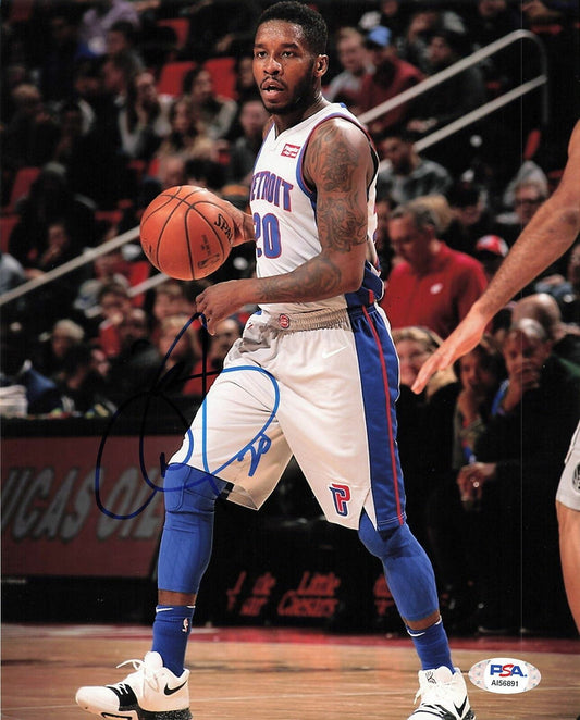 Jodie Meeks signed 8x10 photo PSA/DNA Detroit Pistons Autographed